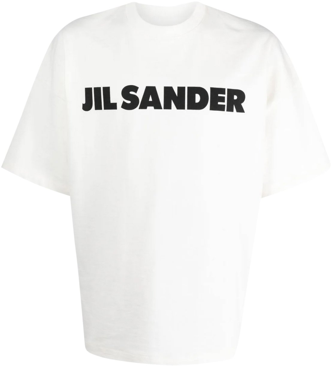 Jil Sander Logo T-shirt Porcelain White Wit
