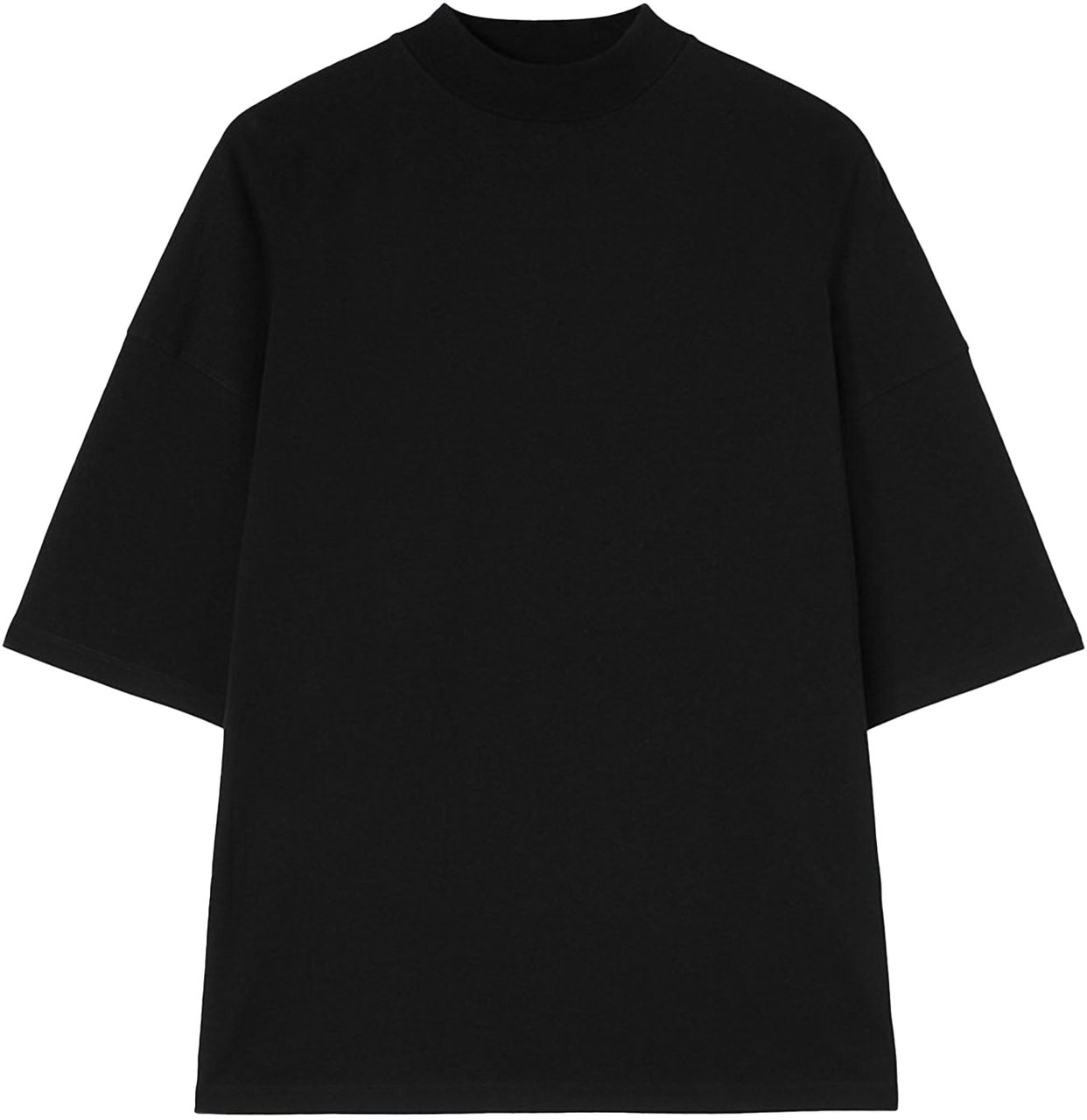 Jil Sander Oversized T-shirt Black Zwart