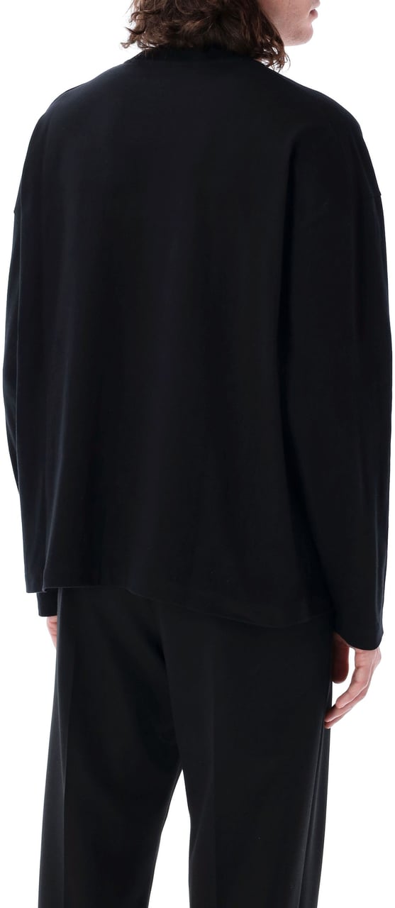 Jil Sander T-Shirt Cn Ls Os Nero Zwart