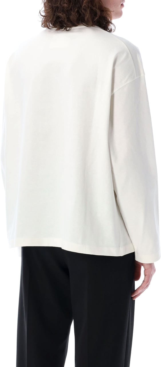 Jil Sander T-Shirt Cn Ls Os Porcelain Wit