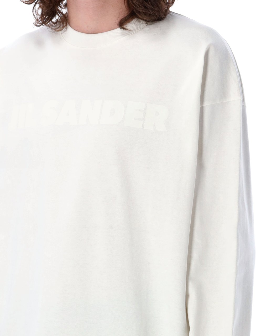 Jil Sander Logo t-shirt Beige