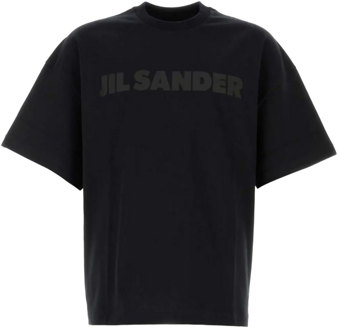 Jil Sander Logo T-shirt Black Zwart