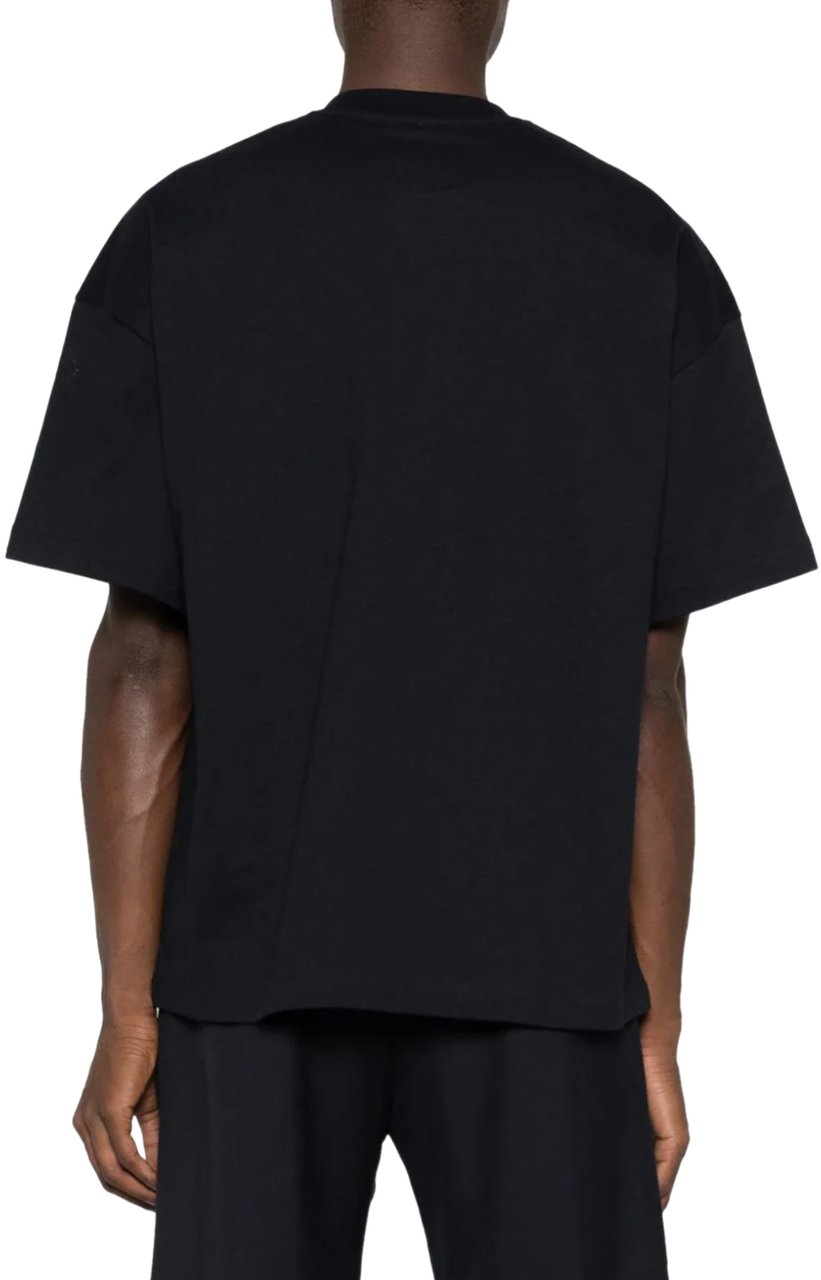 Jil Sander Logo T-shirt Black Zwart