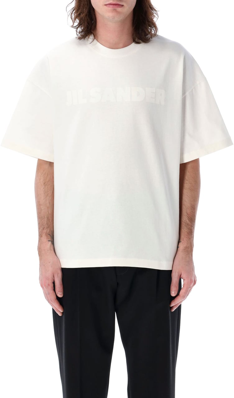Jil Sander Logo t-shirt Beige
