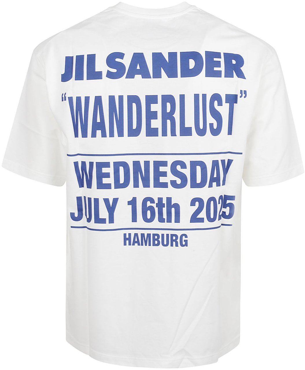 Jil Sander Oversized Graphic Print T-Shirt Wit