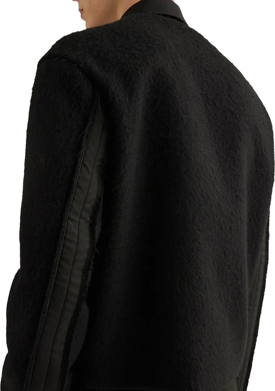 Jil Sander Zip Up Jacket Black Zwart