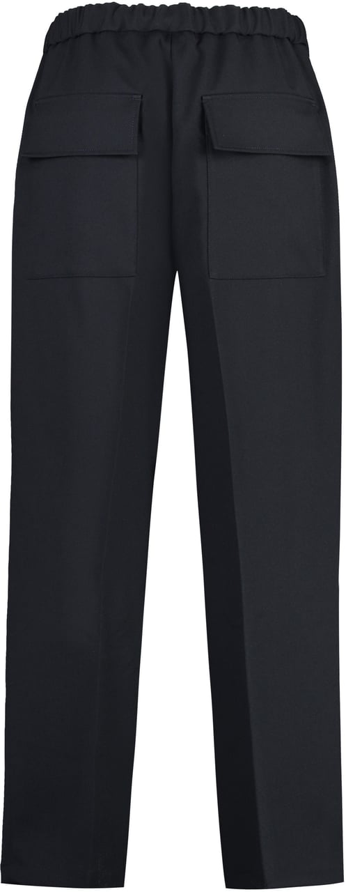 Jil Sander Cropped pants Blauw