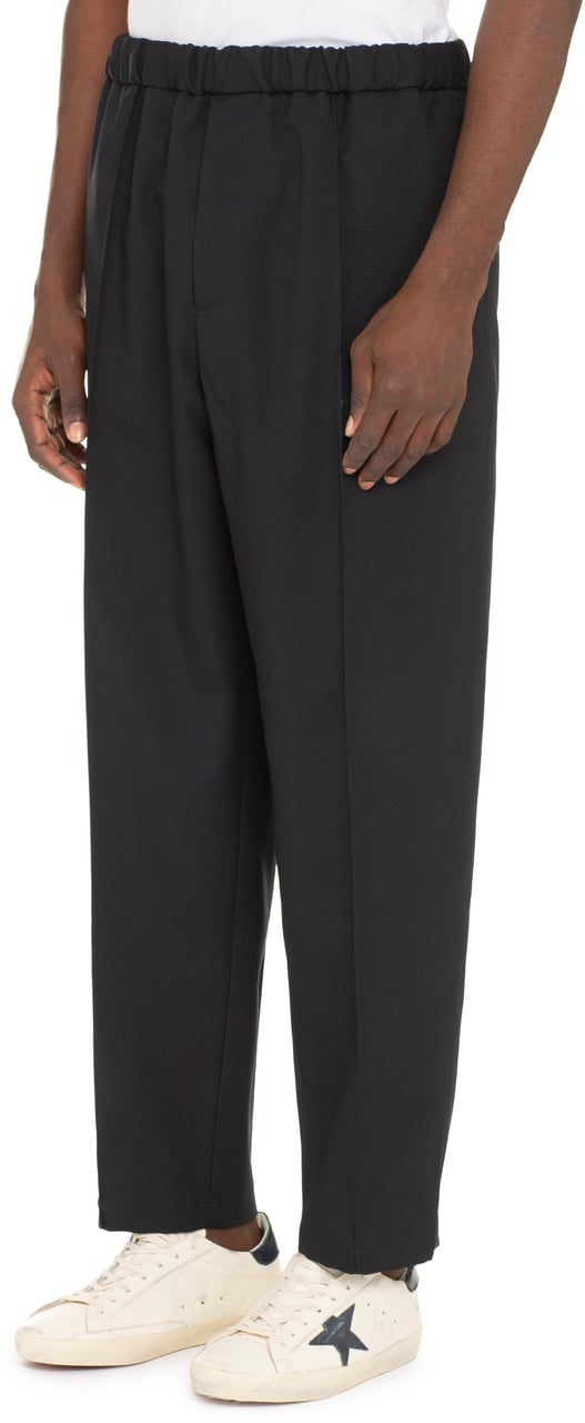 Jil Sander Cropped pants Blauw