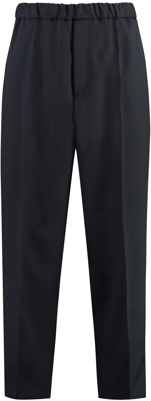 Jil Sander Cropped pants Blauw