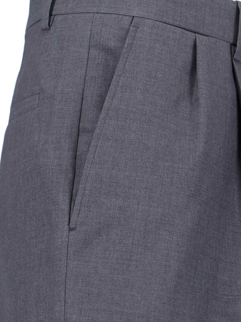 Jil Sander Tailored Wool Trousers – Grey Grijs
