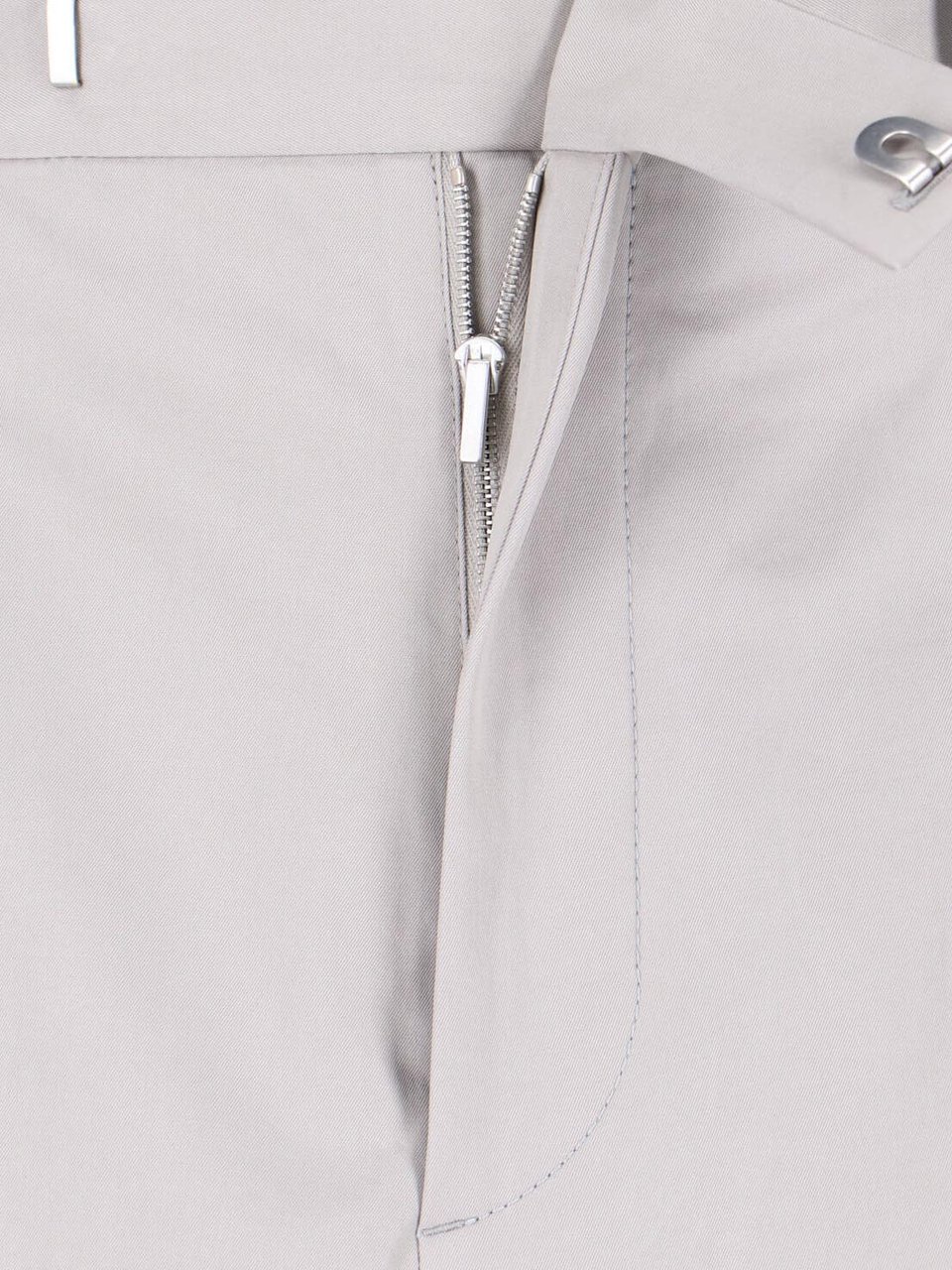 Jil Sander Grey High-Waisted Tailored Wide-Leg Trousers Grijs