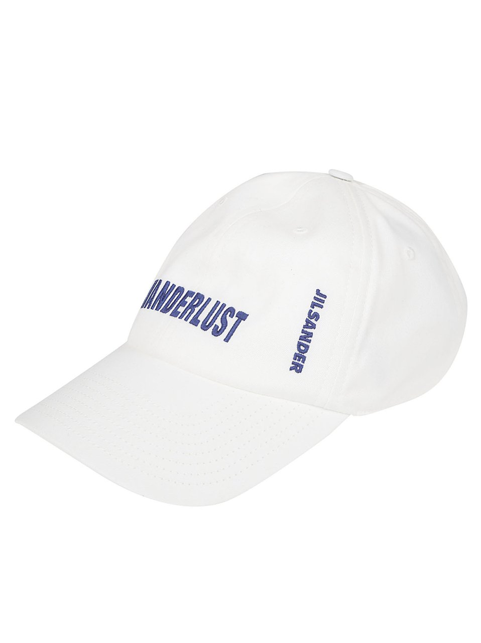 Jil Sander White Baseball Cap Wit