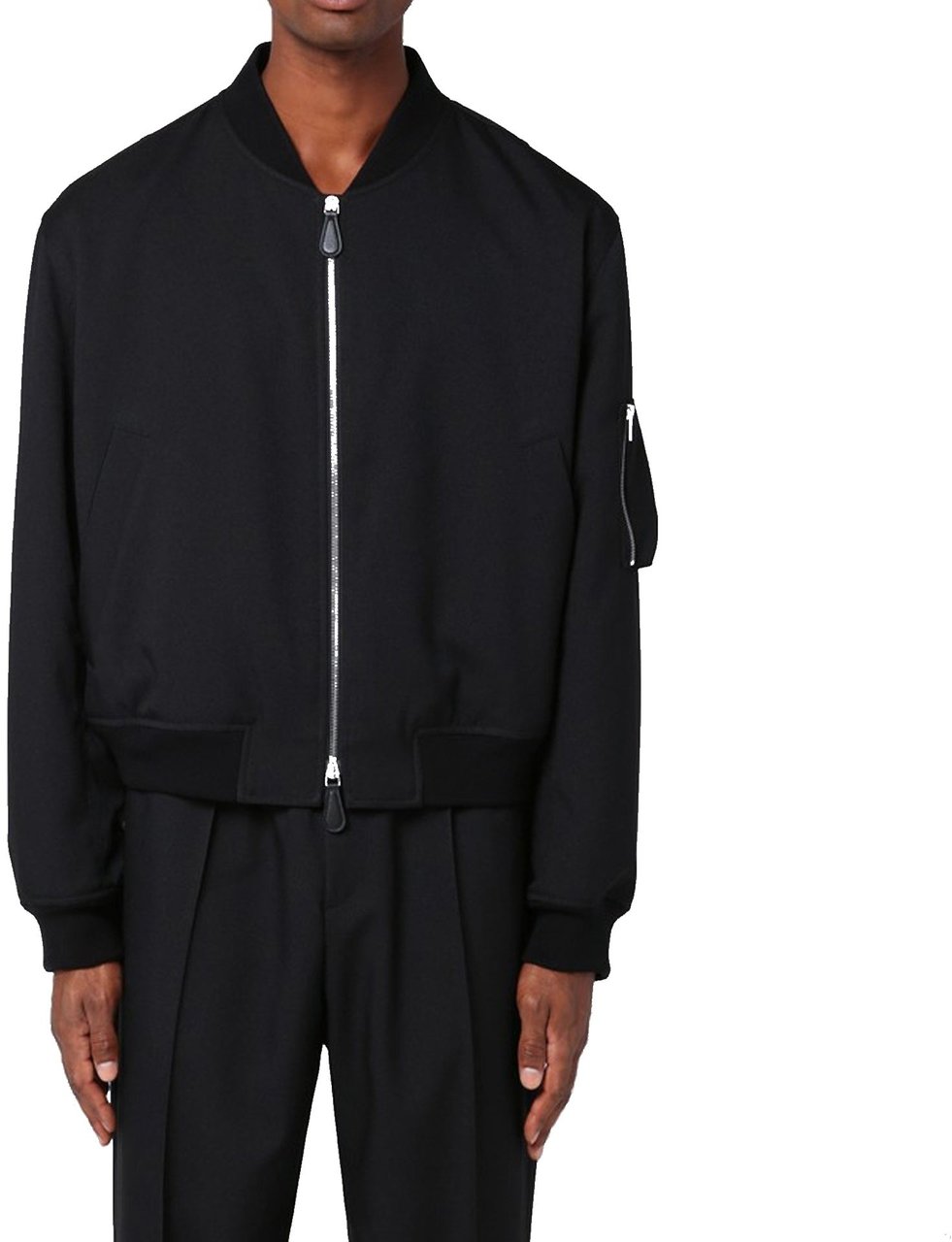 Jil Sander Jil Sander Bomber Jacket Zwart