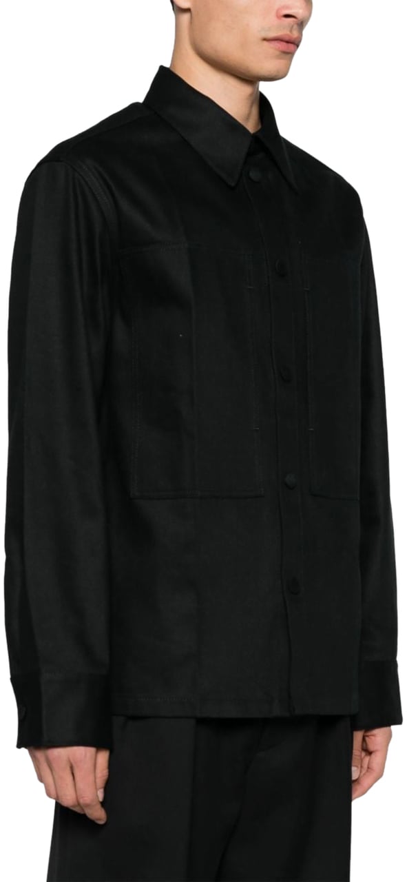 Jil Sander Shirts Black Zwart