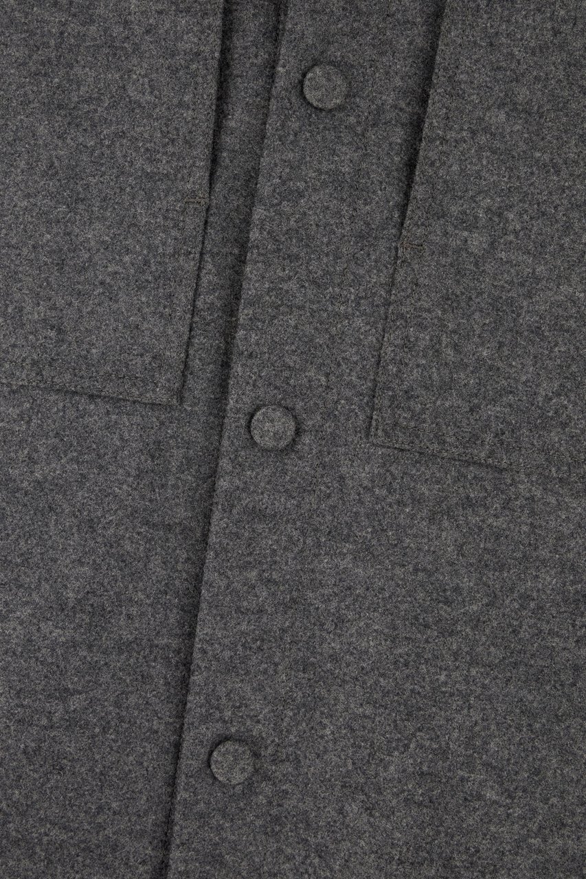 Jil Sander Jil Sander Grey wool shirt Grijs