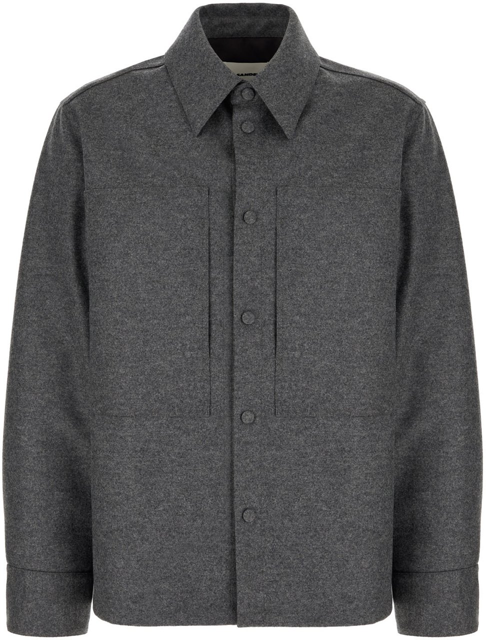 Jil Sander Jil Sander Grey wool shirt Grijs