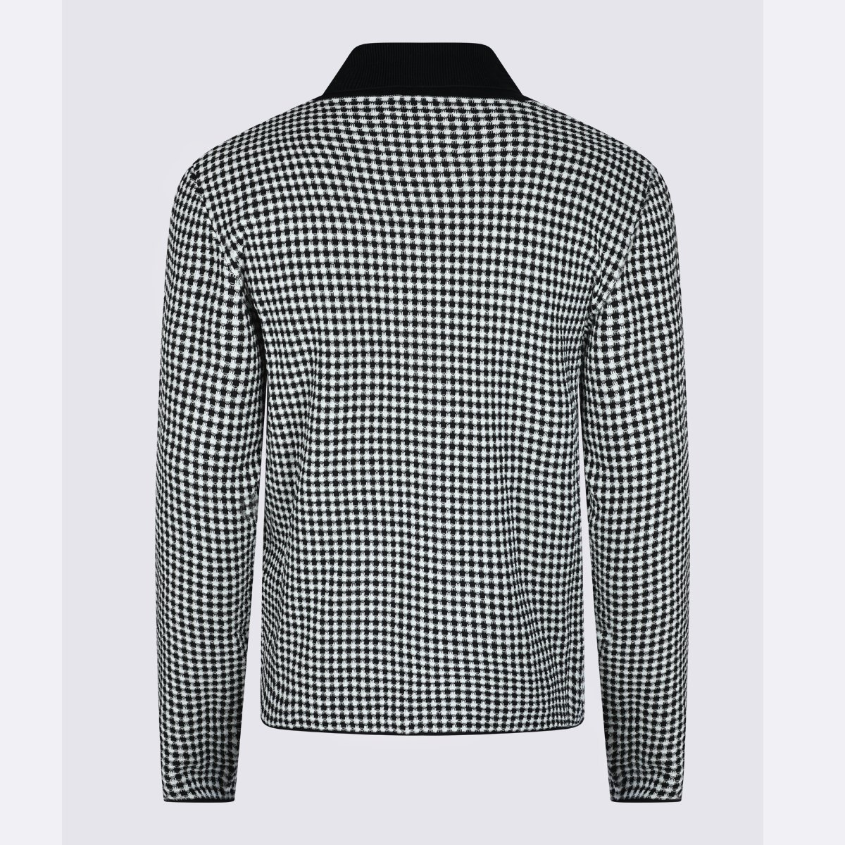 Jil Sander White And Black Cotton Shirt Grijs