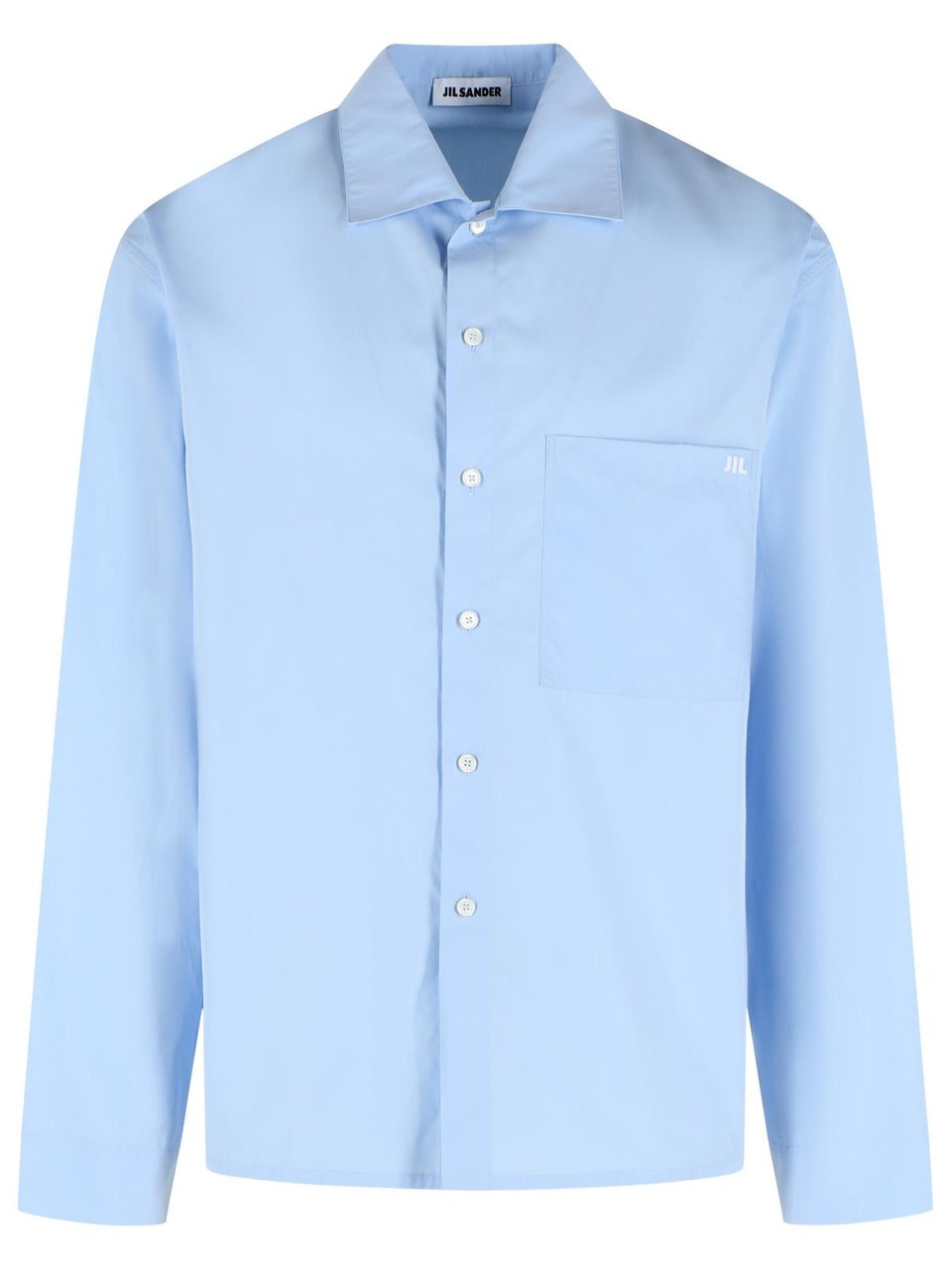 Jil Sander Light Blue Cotton Shirt Blauw