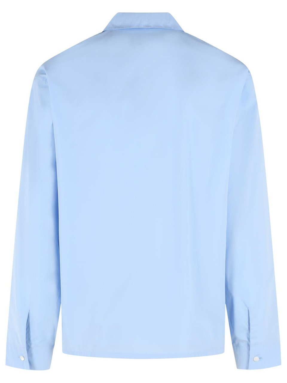 Jil Sander Light Blue Cotton Shirt Blauw