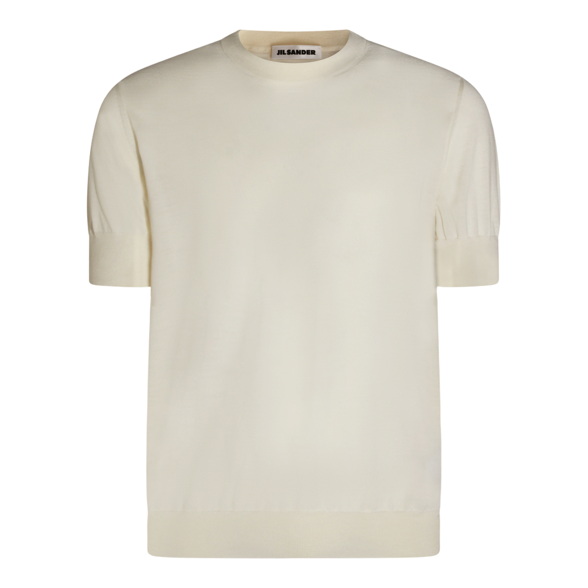 Jil Sander Knit Top with Crew Neckline Grijs