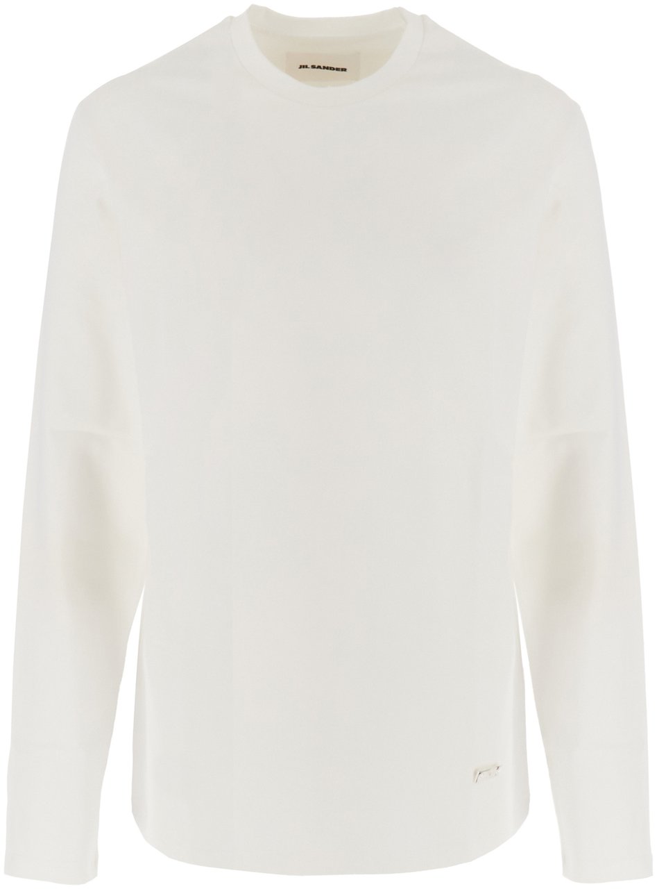 Jil Sander Jil Sander White cotton t-shirt Wit