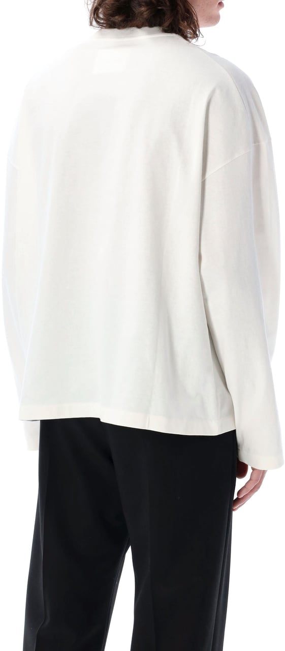 Jil Sander T-Shirt Cn Ls Porcelain Wit