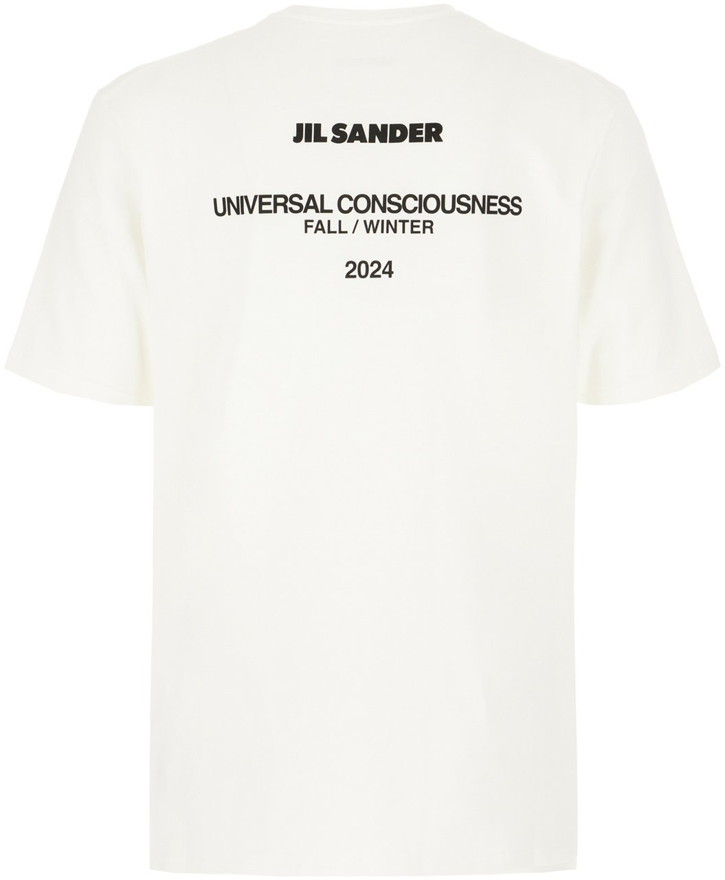 Jil Sander Jil Sander Ivory cotton t-shirt Neutraal