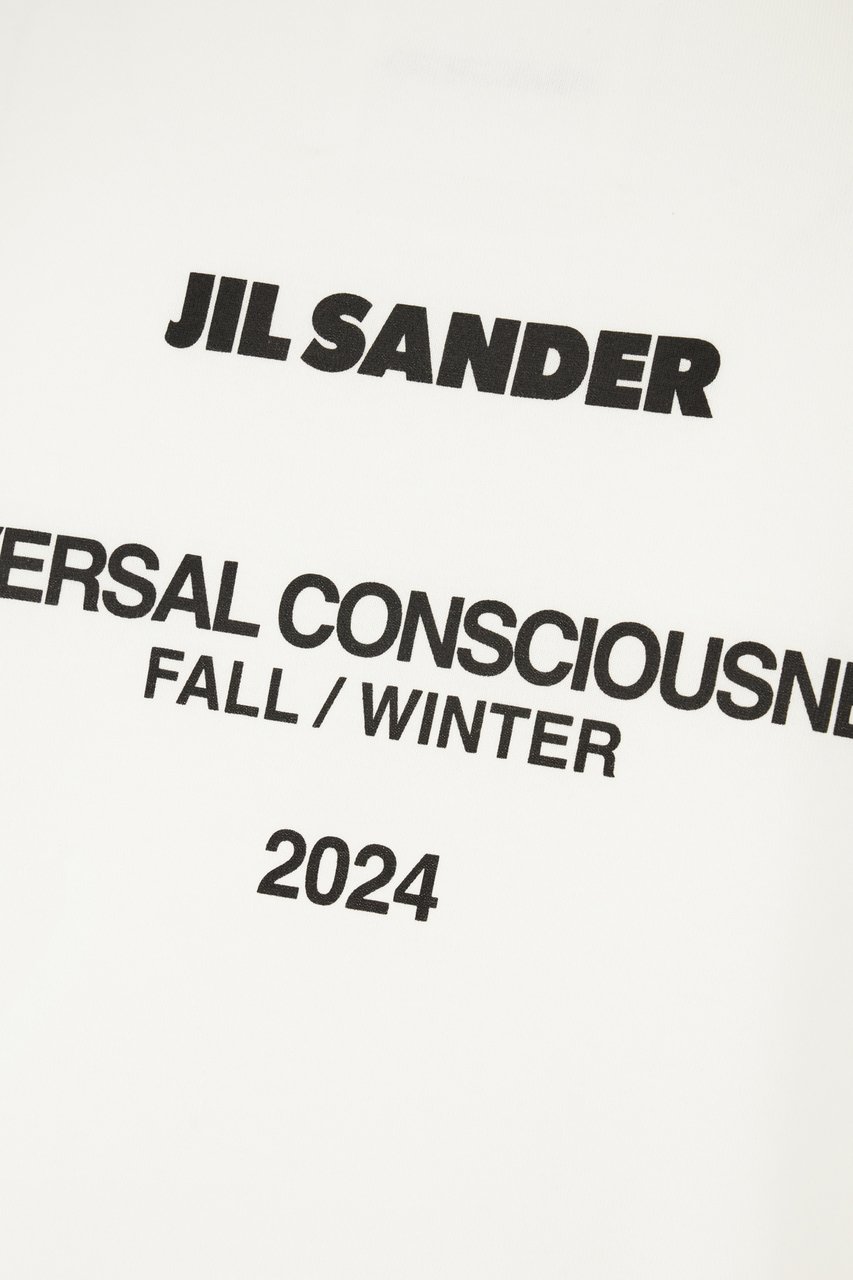 Jil Sander Jil Sander Ivory cotton t-shirt Neutraal