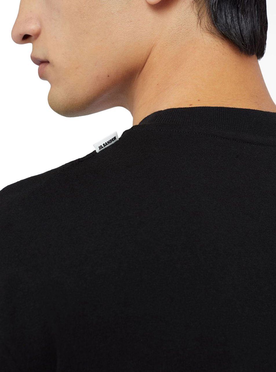Jil Sander T-shirt W/pocket Black Zwart