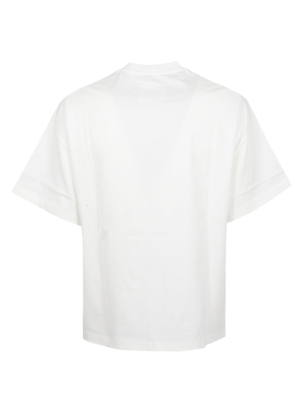 Jil Sander Short-Sleeve T-Shirt with Bold Logo Wit