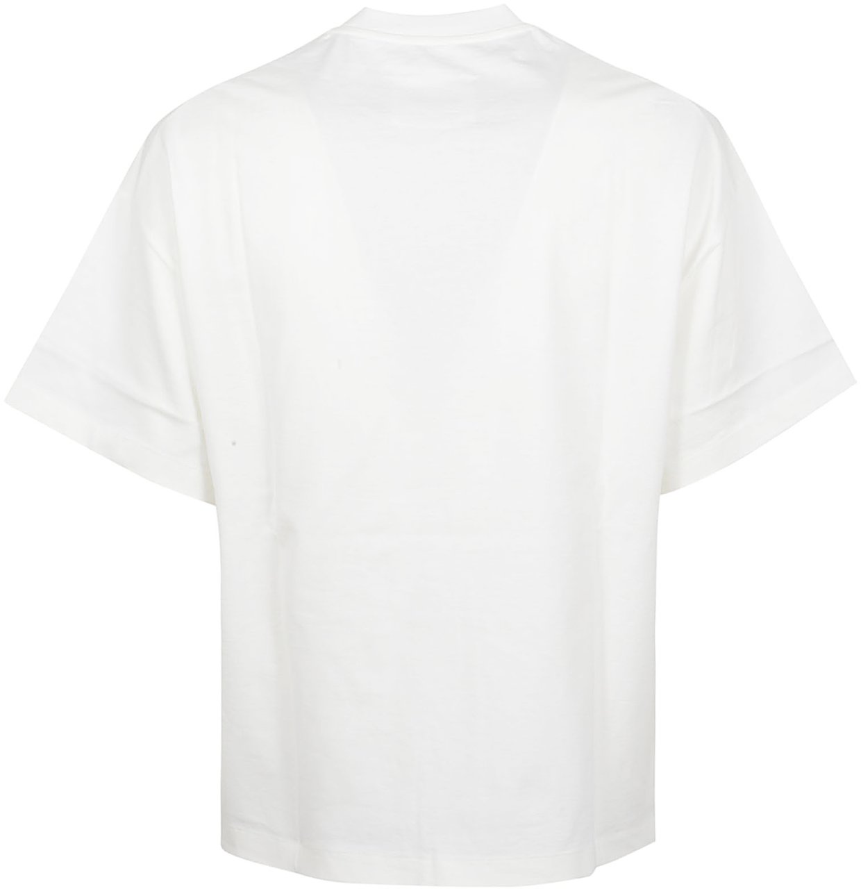 Jil Sander White Cotton T-Shirt Wit