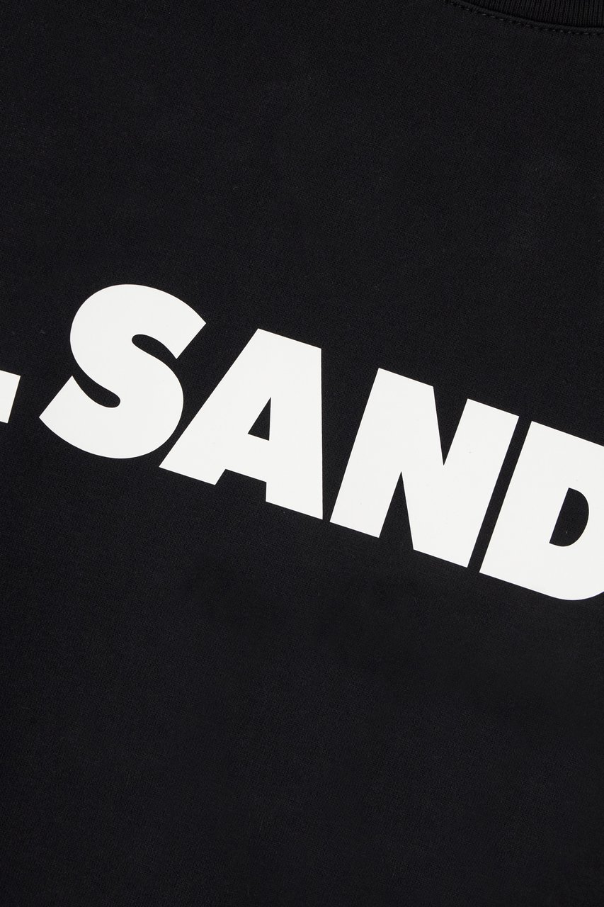 Jil Sander Jil Sander Black cotton t-shirt Zwart