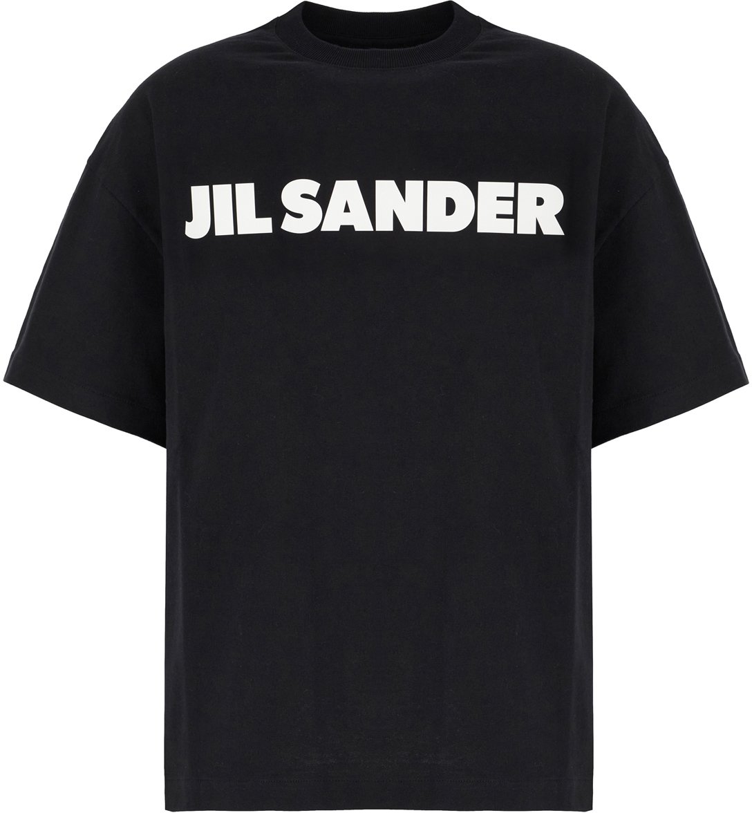 Jil Sander Jil Sander Black cotton t-shirt Zwart