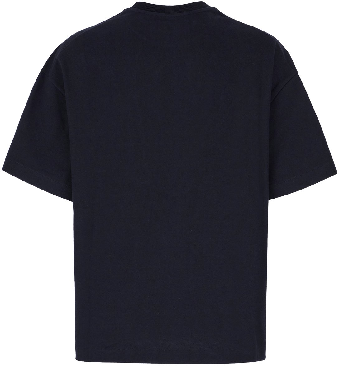 Jil Sander Jil Sander Midnight blue cotton t-shirt Blauw