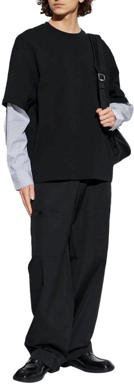 Jil Sander Zwart shirt met lange mouwen Zwart