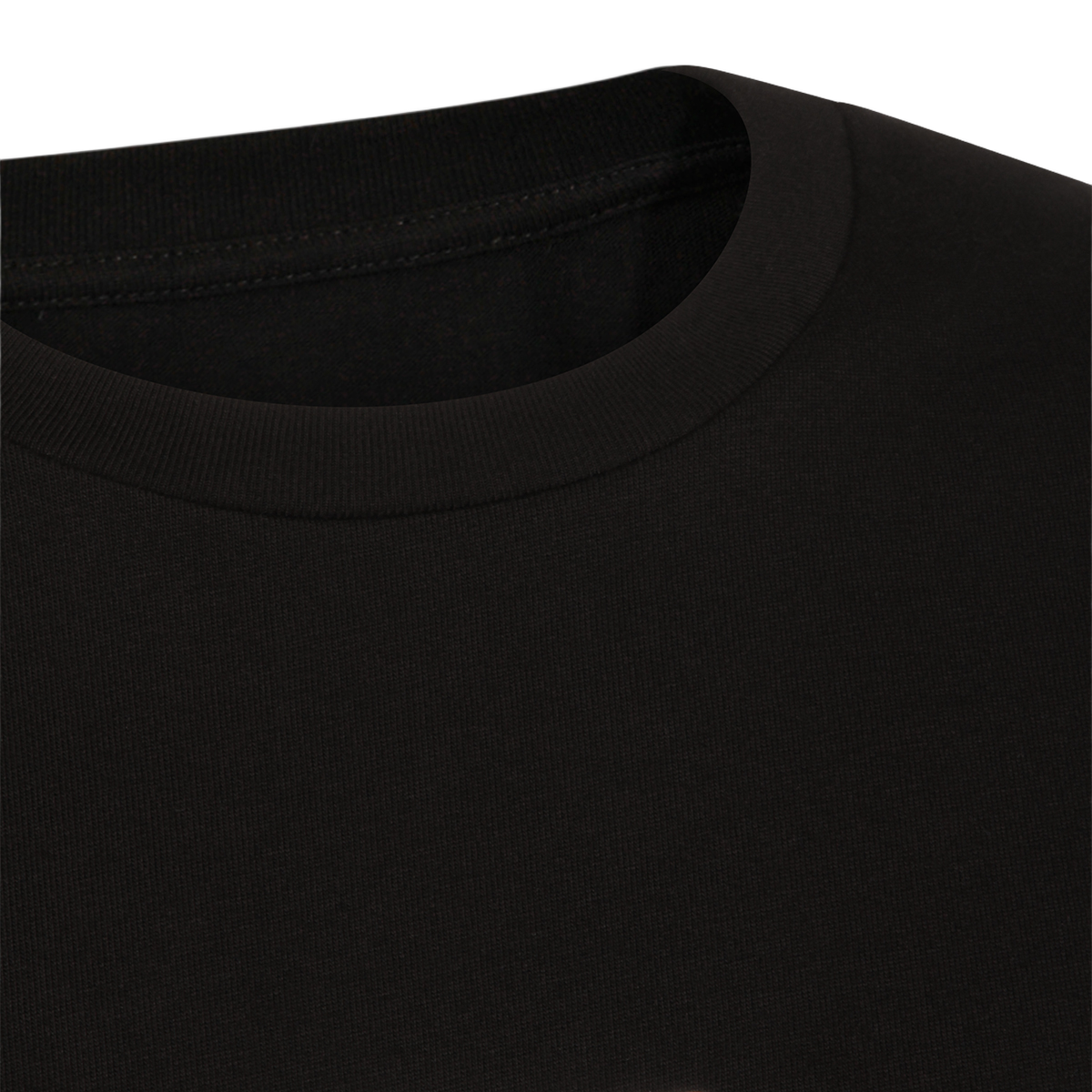 Jil Sander Black Long-Sleeve T-Shirt with Crew Neckline Zwart