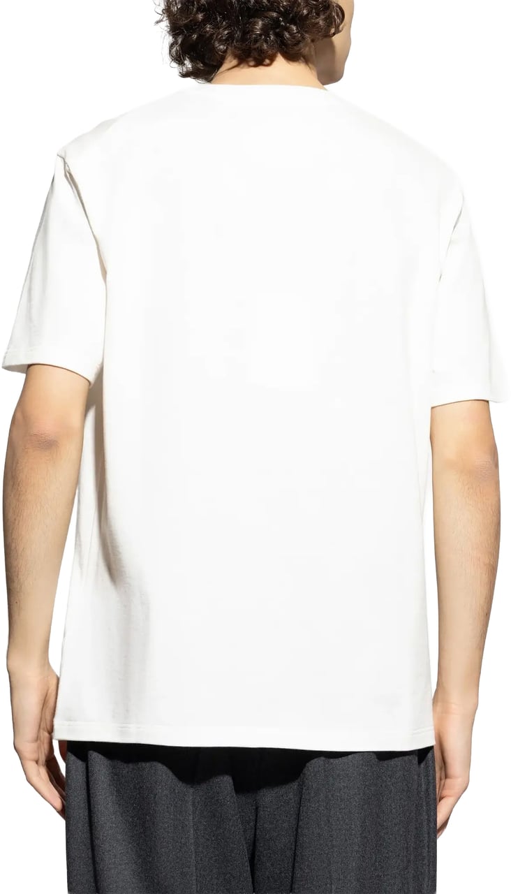 Jil Sander Logo T-shirt Cn Ss White Wit