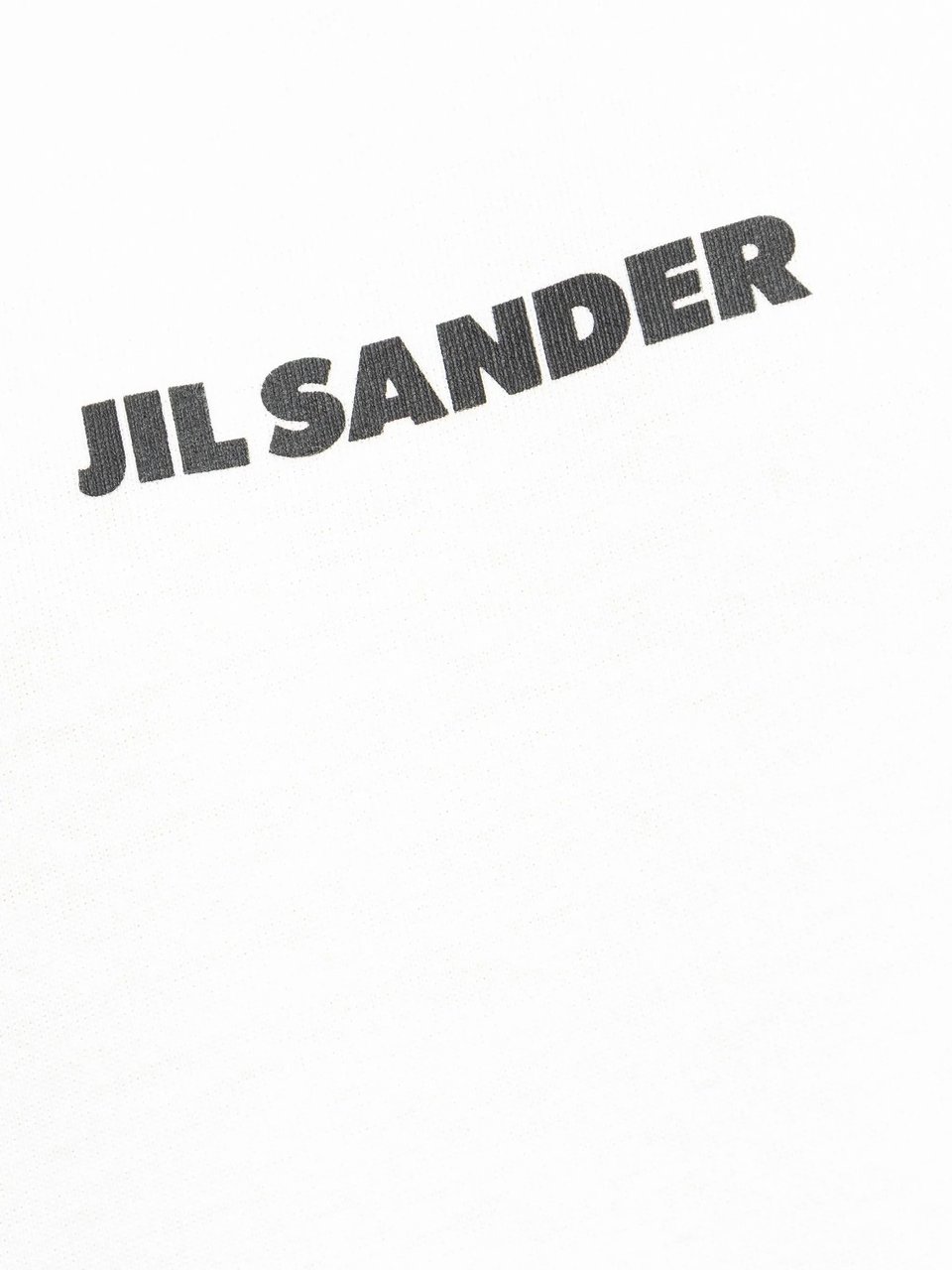 Jil Sander White Relaxed Fit Logo T-Shirt Wit