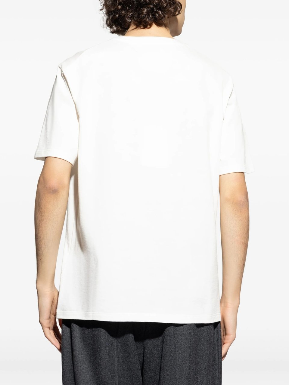 Jil Sander White Relaxed Fit Logo T-Shirt Wit