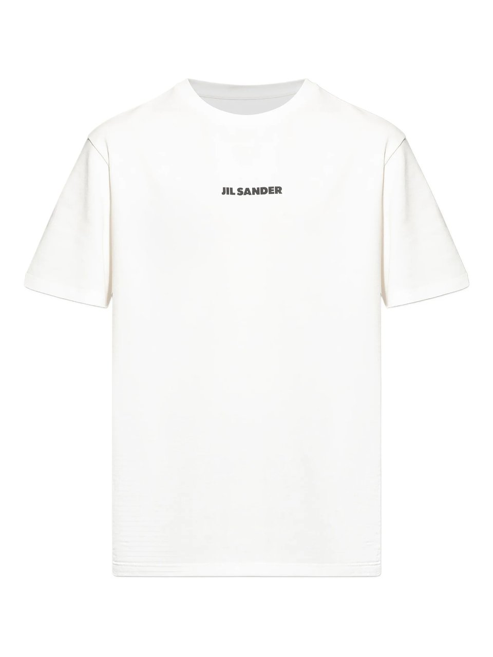Jil Sander White Relaxed Fit Logo T-Shirt Wit