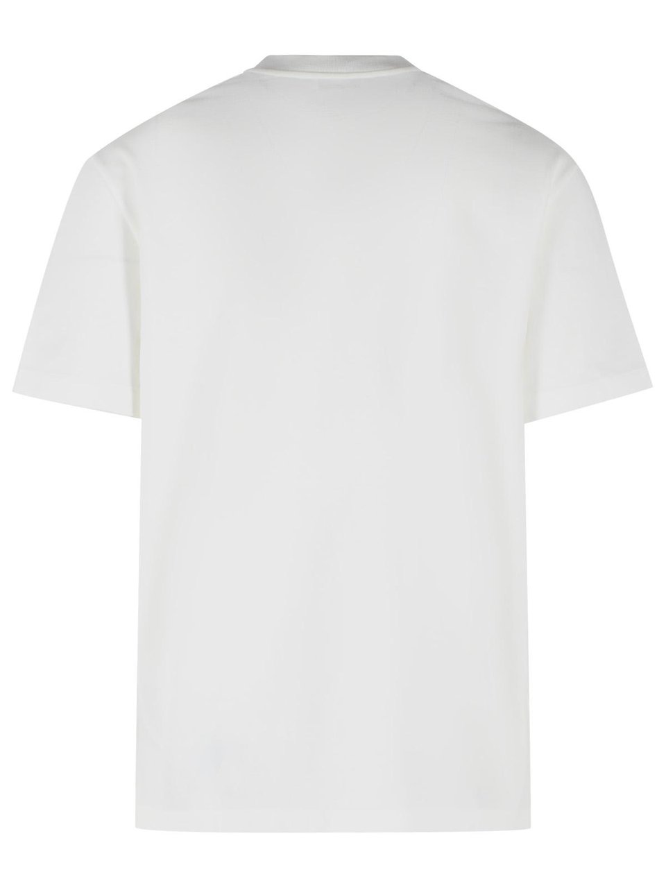 Jil Sander Black Cotton T-Shirt Wit