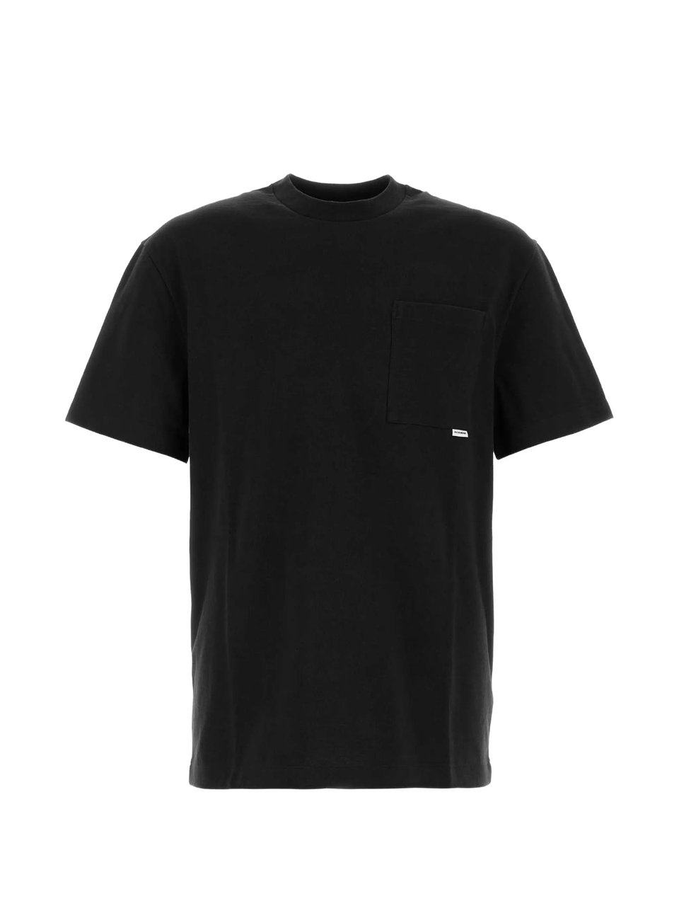 Jil Sander Cotton Crewneck Chest Pocket T-Shirt Zwart
