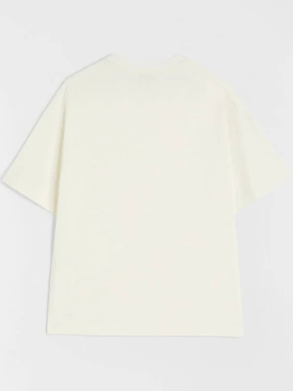 Jil Sander Boxy Fit Crew Neck T-Shirt Wit