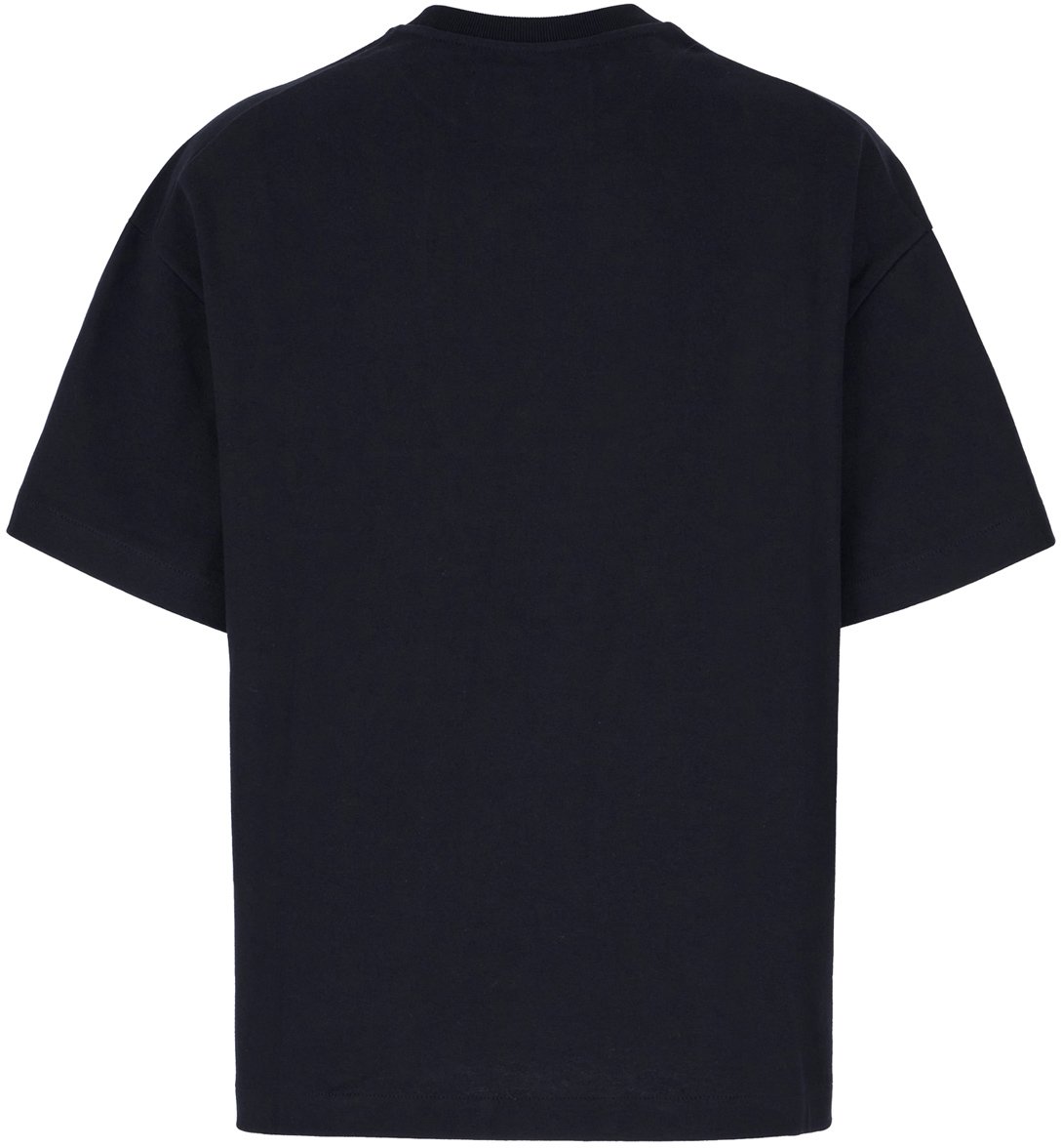 Jil Sander Midnight blue cotton t-shirt Blauw