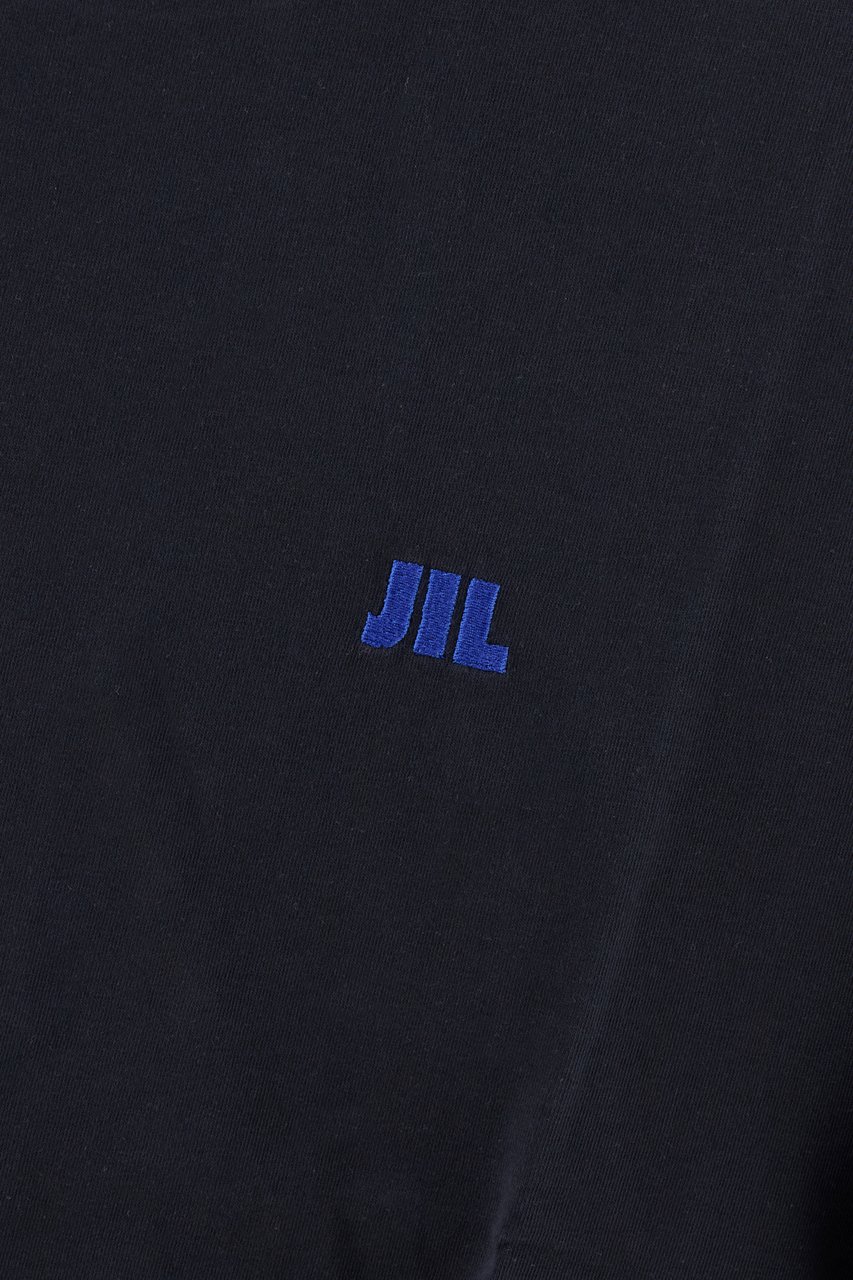 Jil Sander Midnight blue cotton t-shirt Blauw