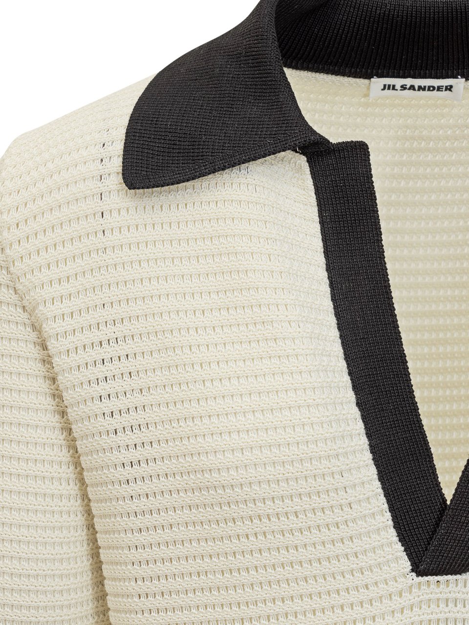 Jil Sander Polo Maniche lunghe Jumper Wit