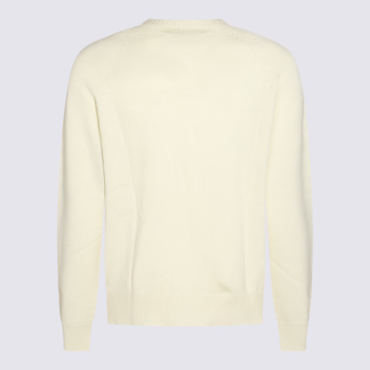 Jil Sander Crew Neck Knit Sweater With Ribbed Detailing Wit