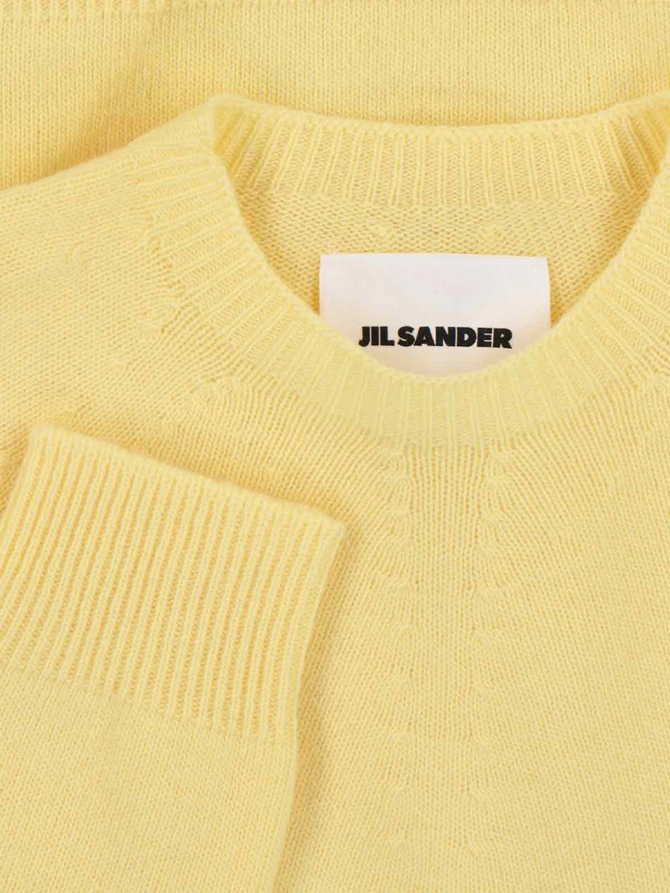 Jil Sander Wool & Cashmere Sweater – Yellow Neutraal
