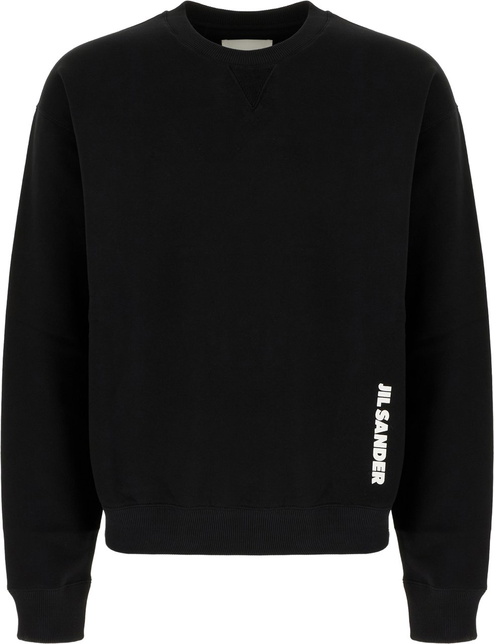 Jil Sander Black cotton sweatshirt Zwart