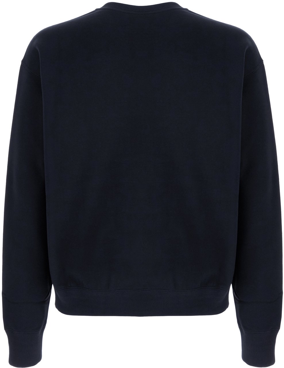 Jil Sander Midnight blue cotton sweatshirt Blauw